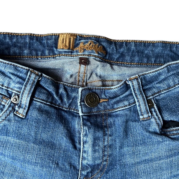 Women's Kut from the Kloth Mia Cropped Raw Hem Skinny Stretch Denim Jean Size 2 - Picture 8 of 14